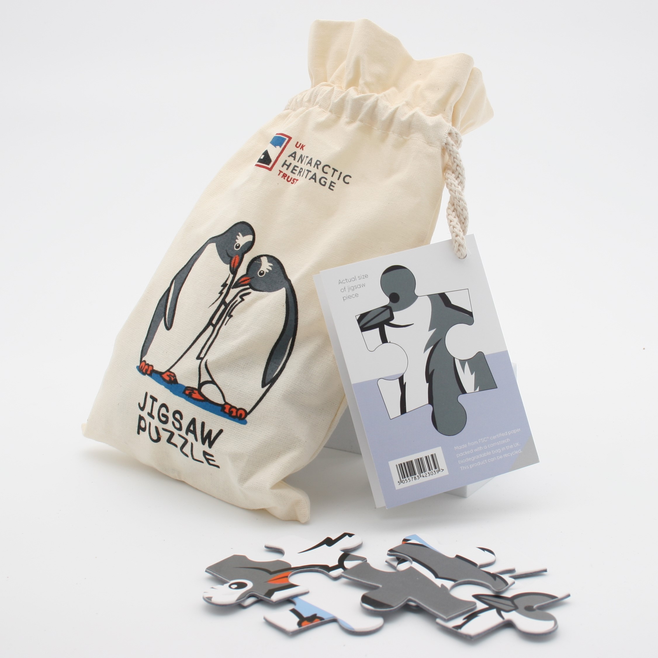 30 piece A4 jigsaw, in drawstring bag