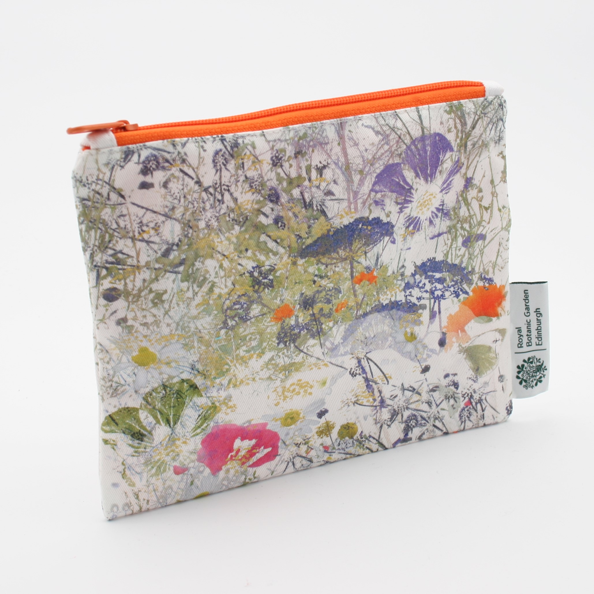 Zipped bag, flat, full colour print