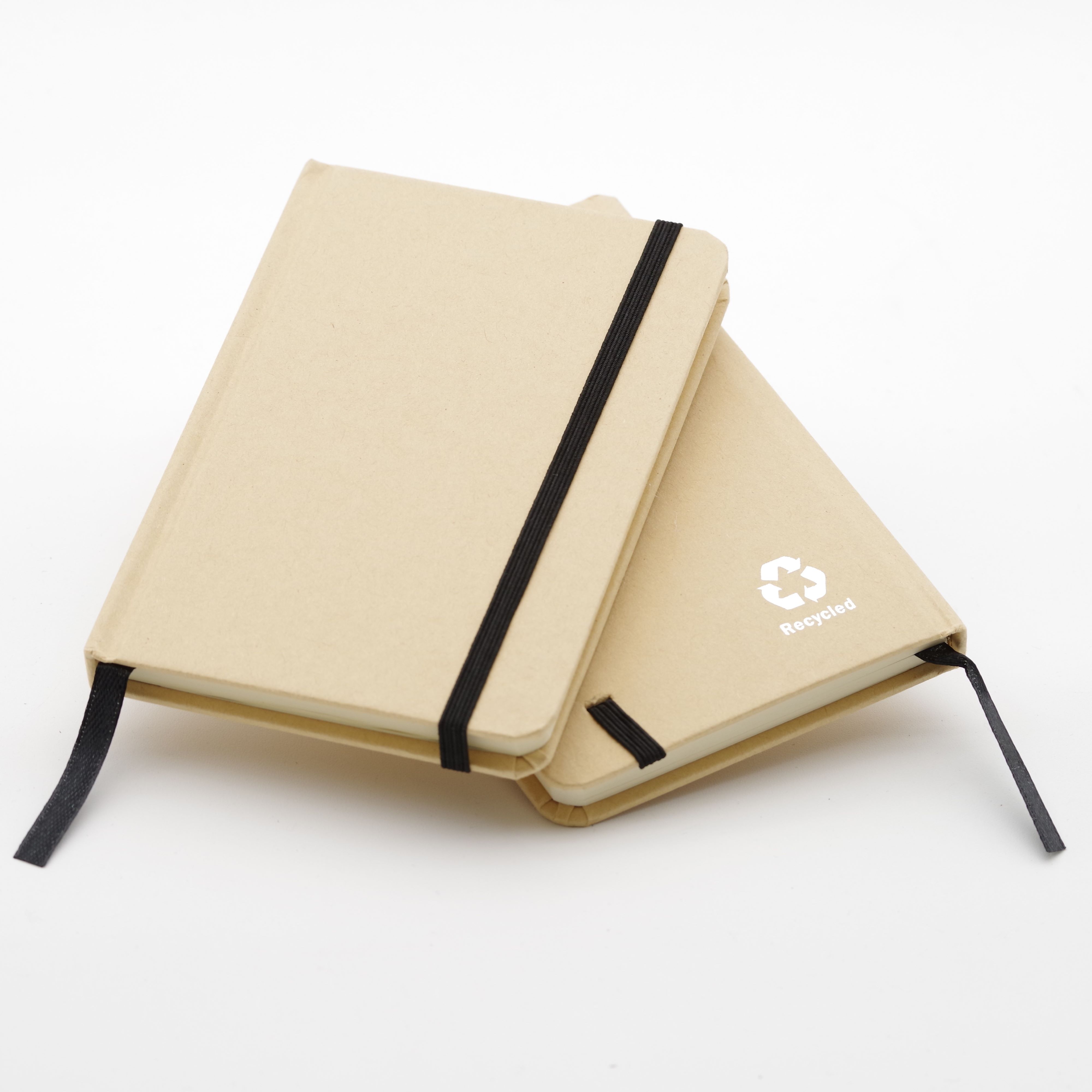A6 Kraft recycled paper journal - full colour logo