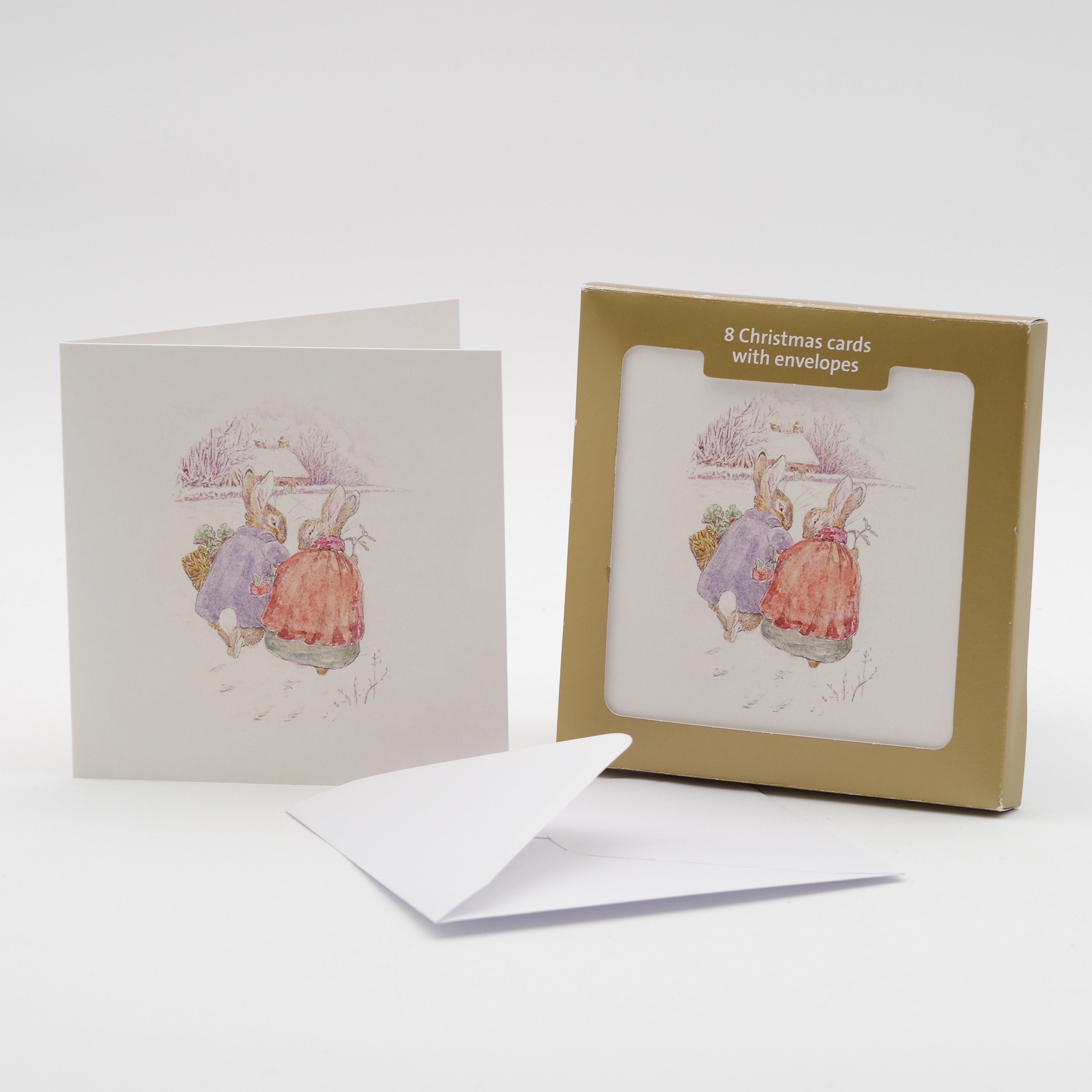6x6 Christmas Card (Set of 8) In Printed Wallet