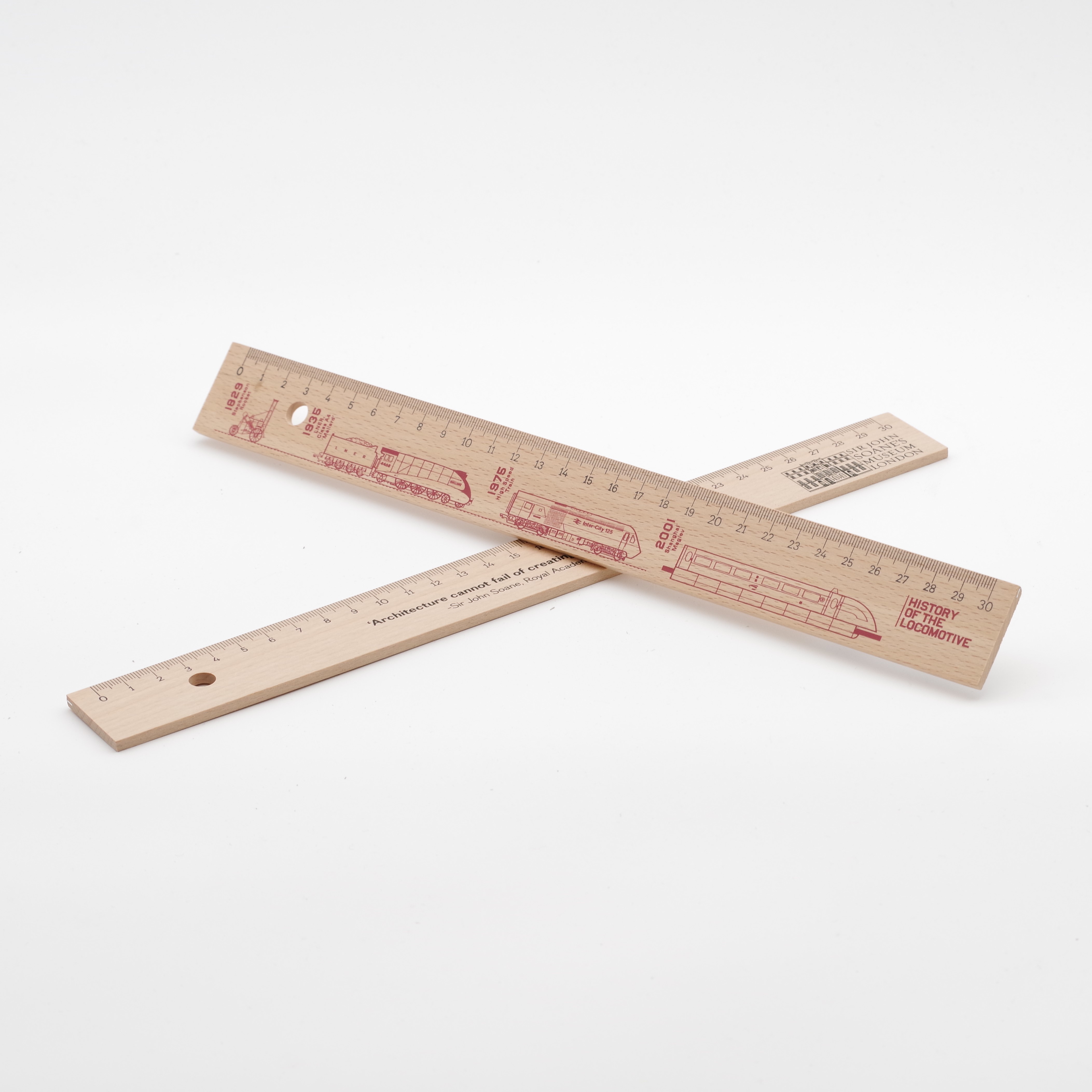 Ruler, 30cm Sustainable timber