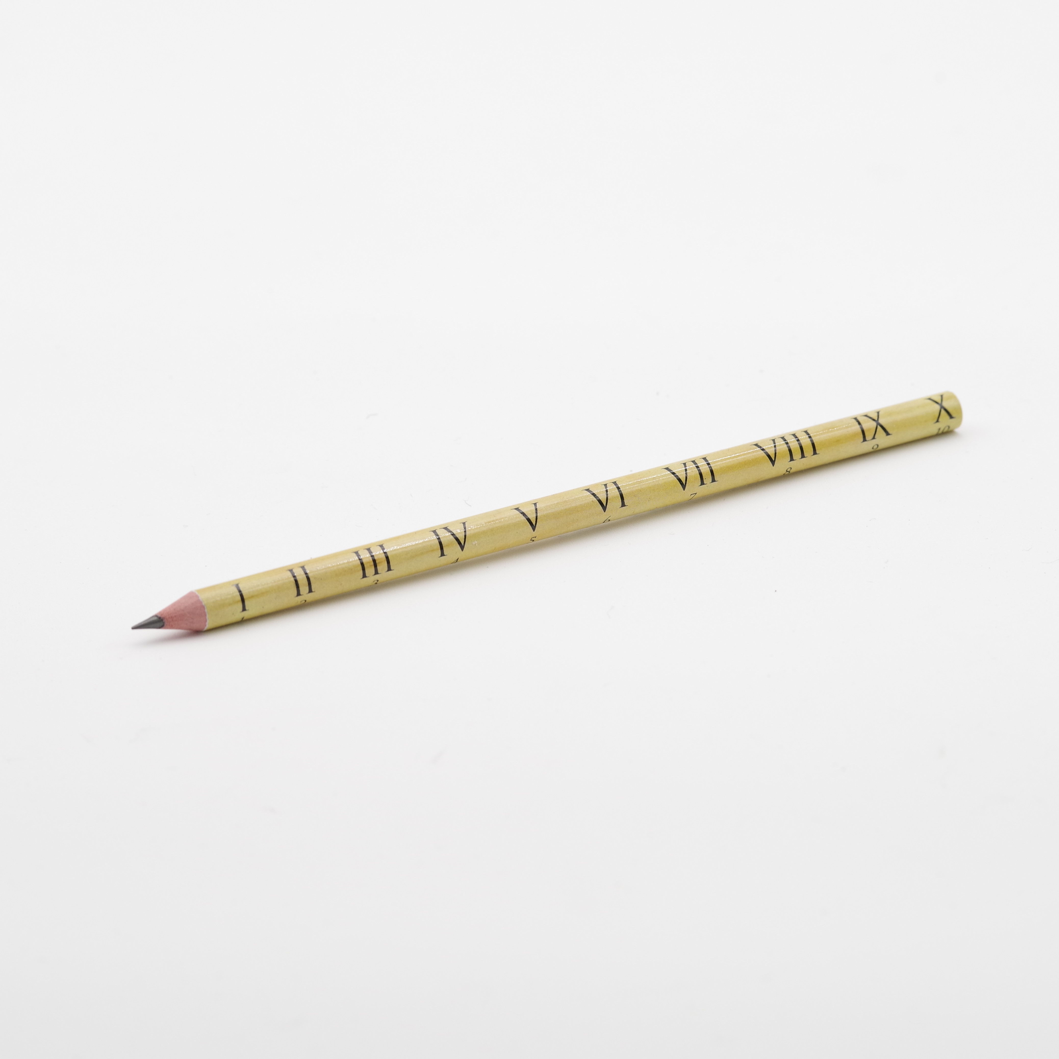 Pencil, Pantone printed, one colour logo