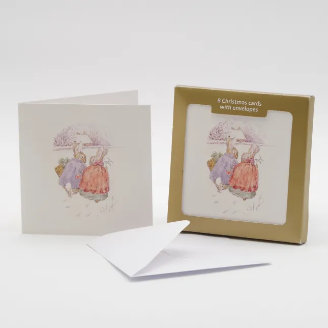 6x6 Christmas Card (Set of 8) In Printed Wallet