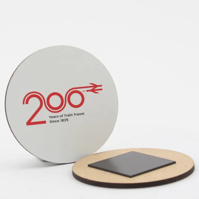 FSC® Wooden Fridge Magnet  65 x 65 mm